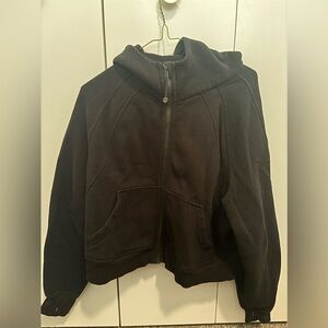 Lululemon•Black Scuba Oversized Full-Zip Hoodie